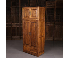 老榆木中式大衣柜2